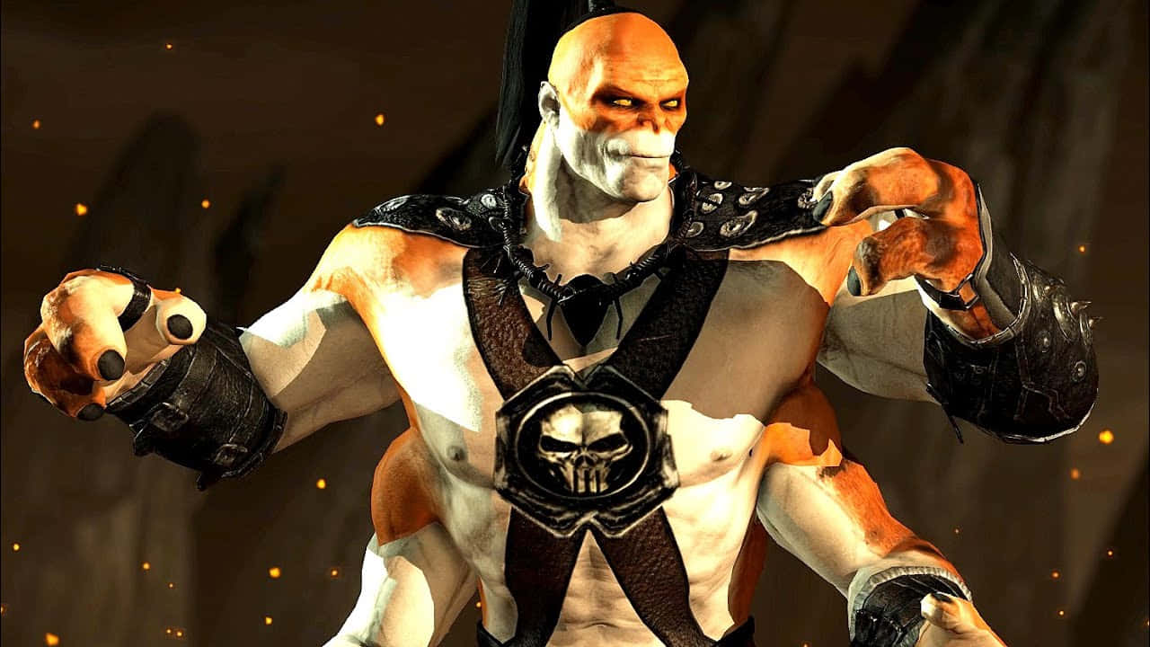 1280x720 Download Fierce Kintaro die zich voorbereidt op de strijd in Mortal Kombat Achtergronden
