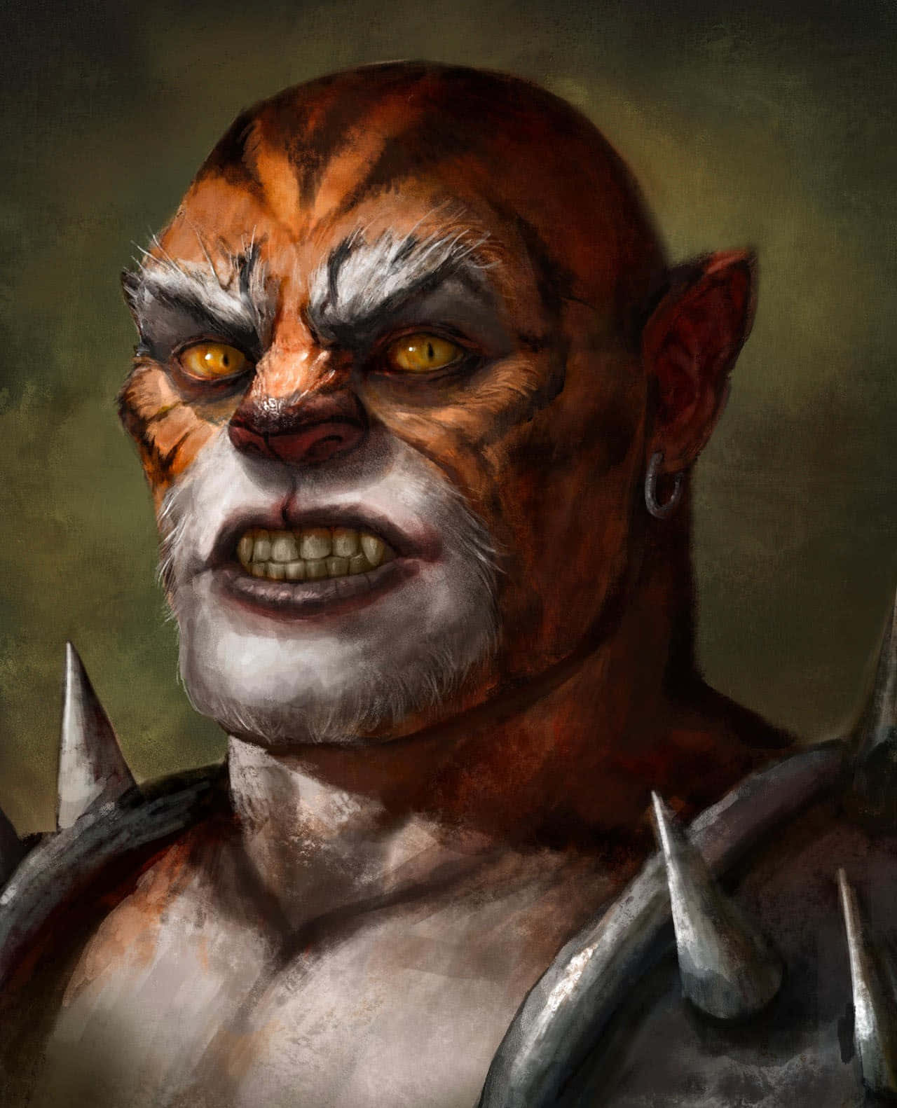 1280x1582 Download Kintaro flexing his powerful muscles in Mortal Kombat Wallpaper