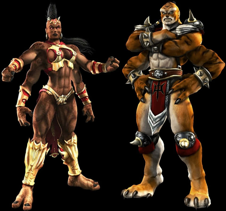 960x896 Download Fierce Kintaro in Action from Mortal Kombat Wallpaper
