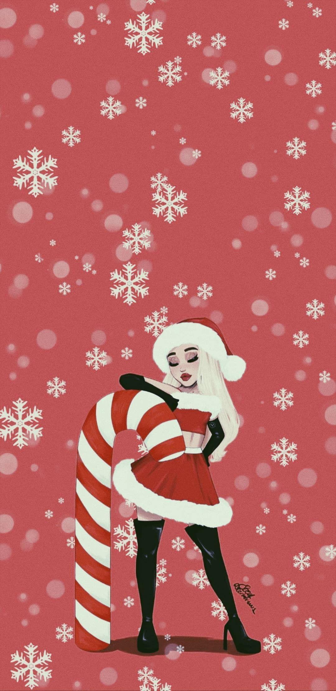 1080x2220 Christmas Wallpaper❄