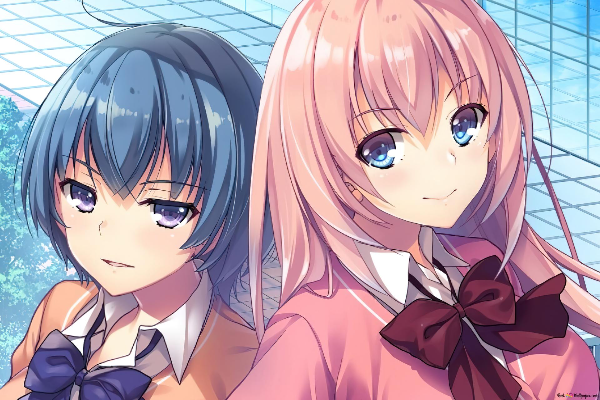 1920x1280 Mio Ibuki and Honami Ichinose from Classroom of the Elite 4K wallpaper download