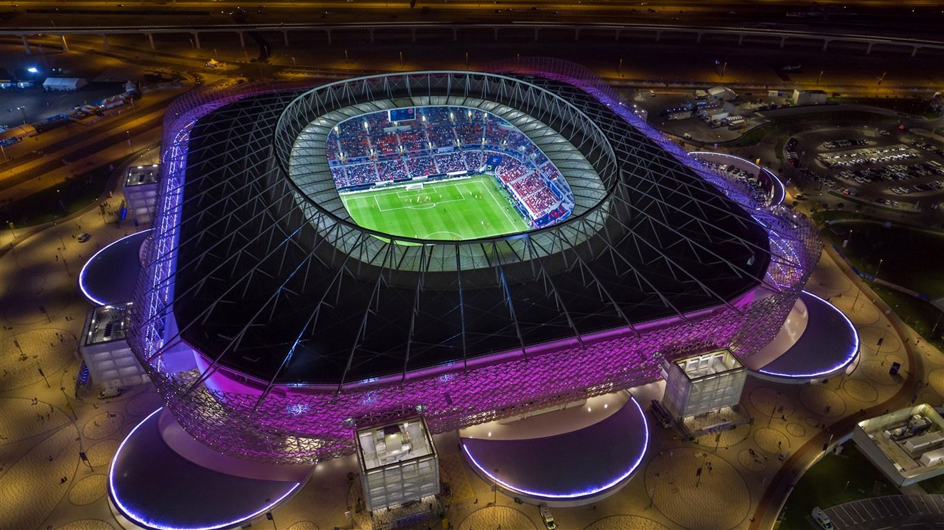 1366x768 FIFA 2022 Ahmad Bin Ali Stadium Doha Qatar 5K