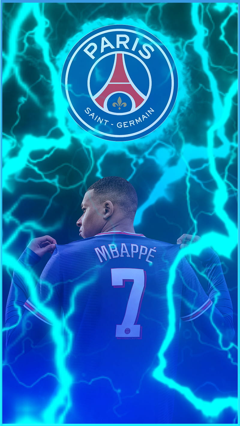800x1422 Mbappe PSG FIFA electric blue, blue, light blue, electric, Z_st, Paris, HD phone wallpaper