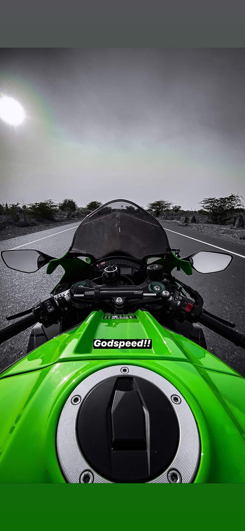 800x1733 Zx10r, kawasaki, ninja, HD phone wallpaper