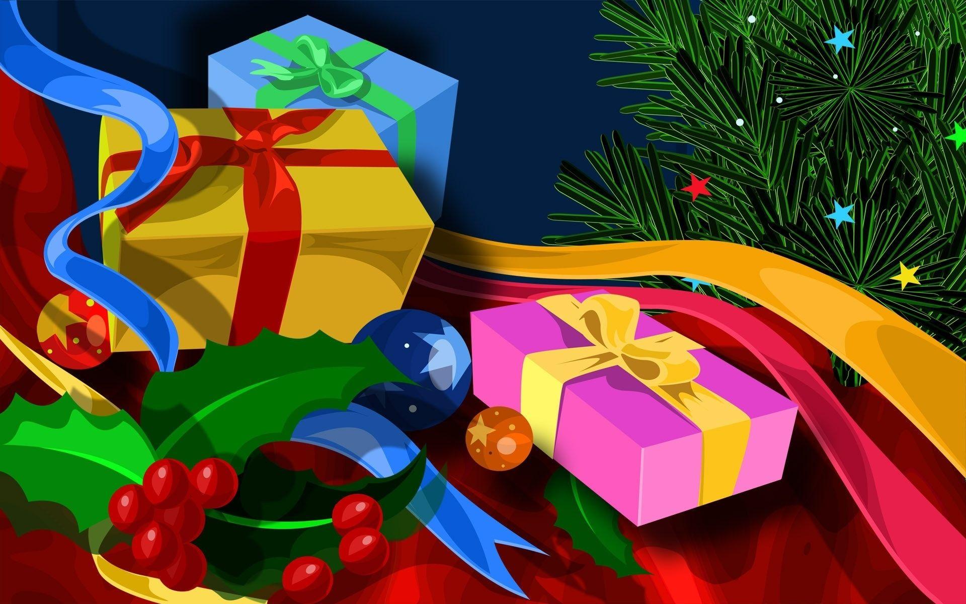1920x1200 Christmas Colors Decoration Gift Wallpaper:1920x1200