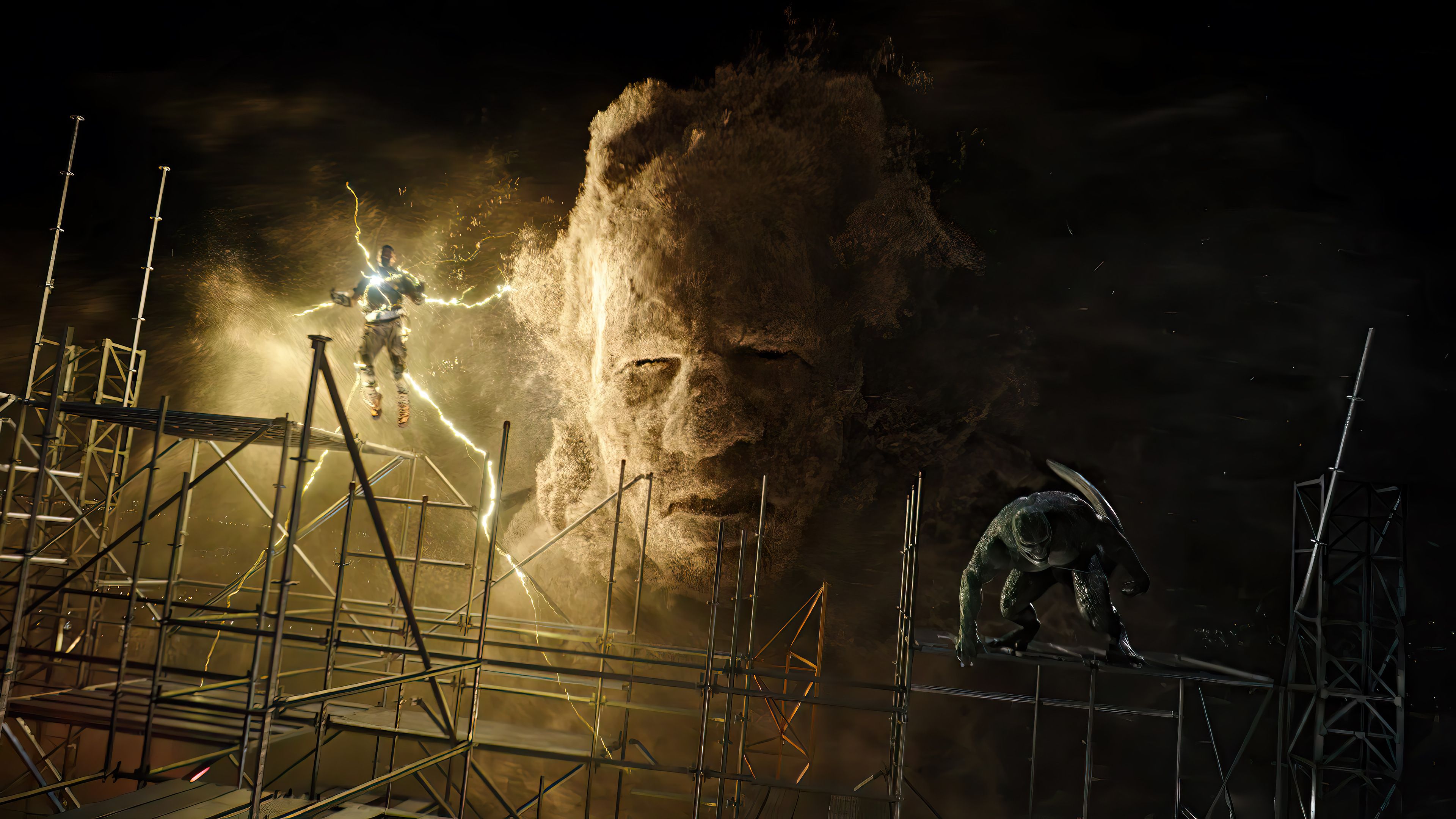 3840x2160 Spider Man No Way Home Sandman Green Goblin Electro Wallpaper 4K PC Desktop E