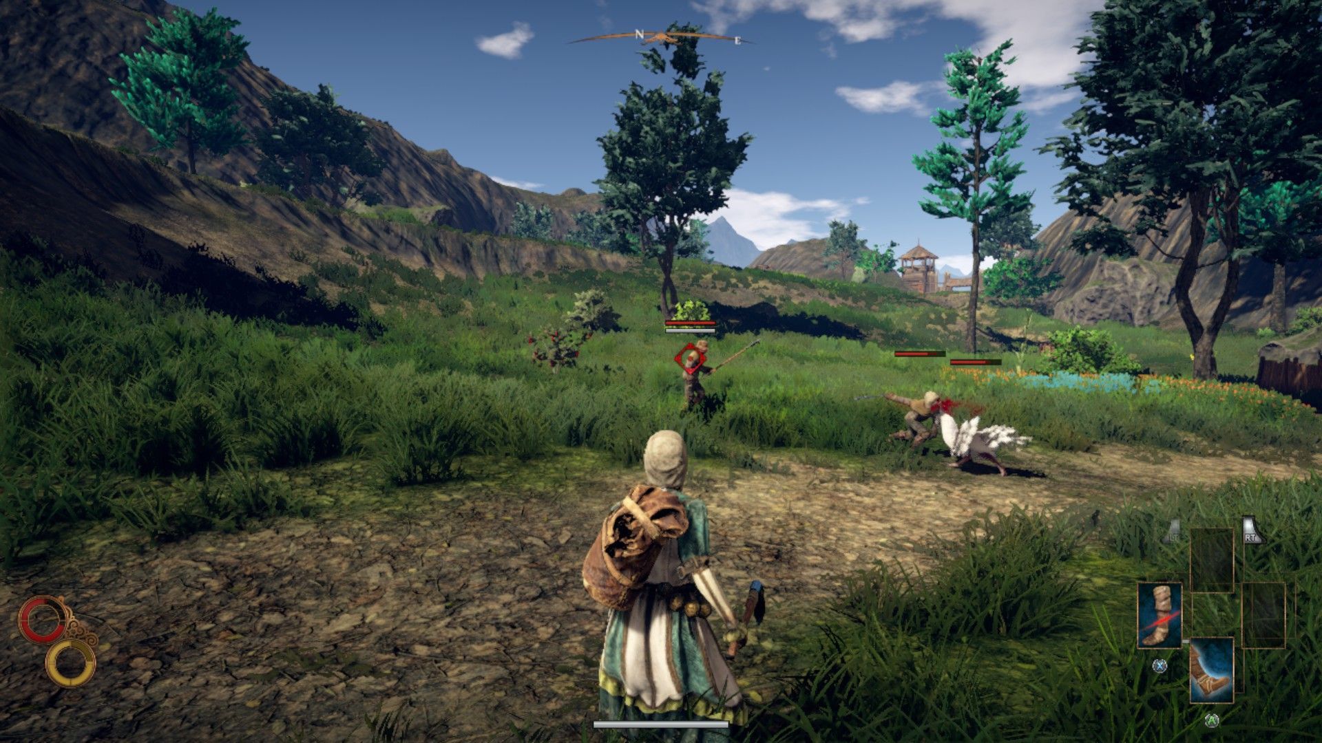 1920x1080 Outward review. Rock Paper Shotgun