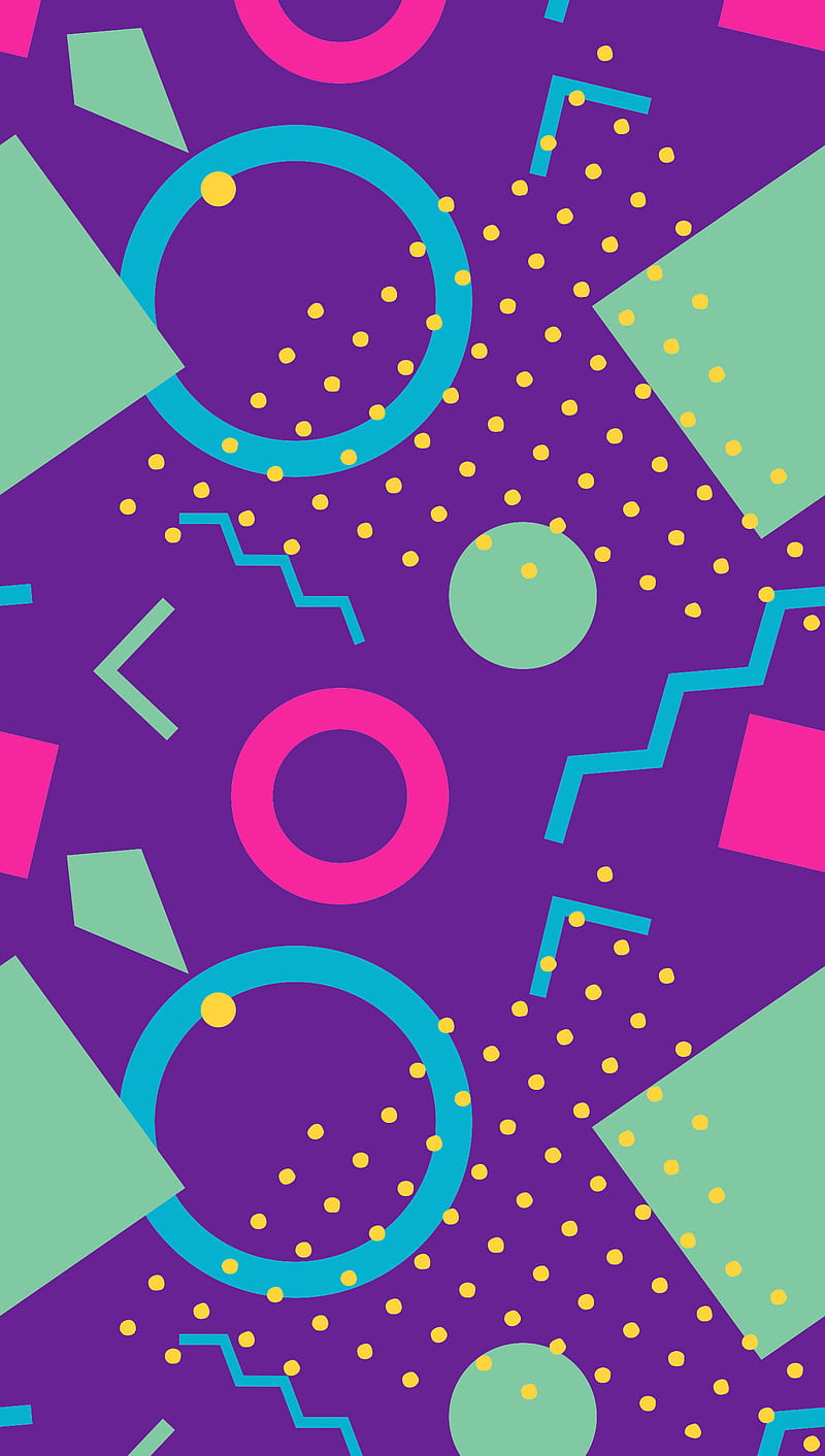800x1412 Memphis, abstract, art, cool, desenho, HD phone wallpaper