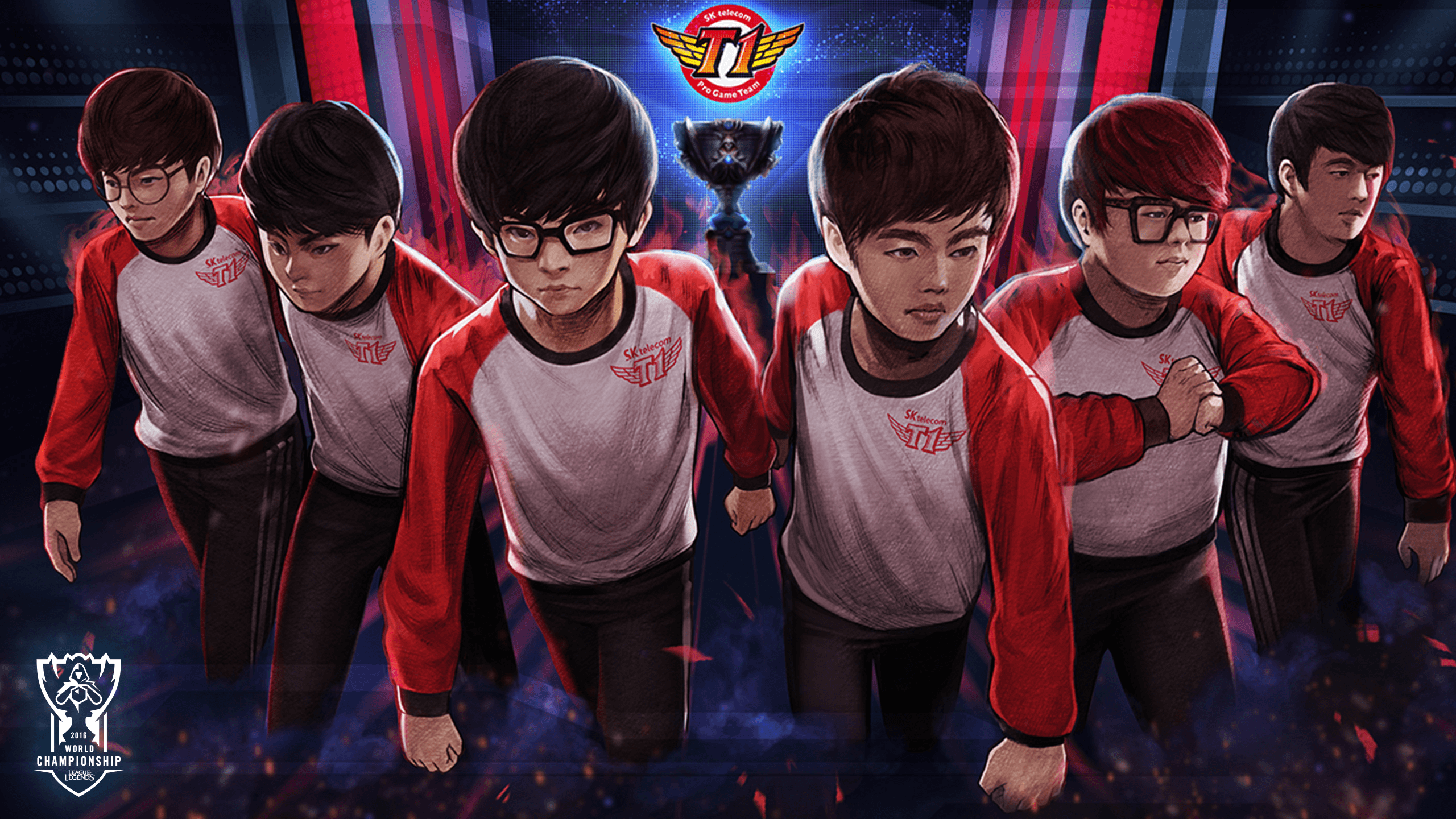 2560x1440 SKT T1 Wallpaper