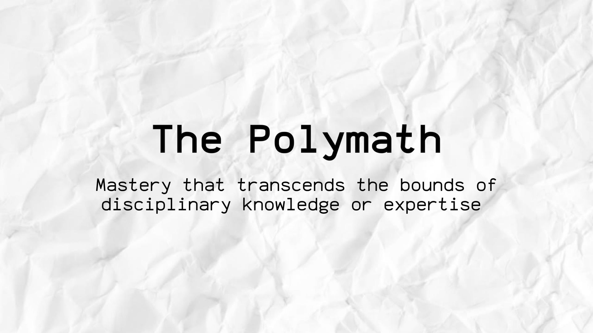 1920x1080 Differences Between Polymaths, Specialists and Generalists