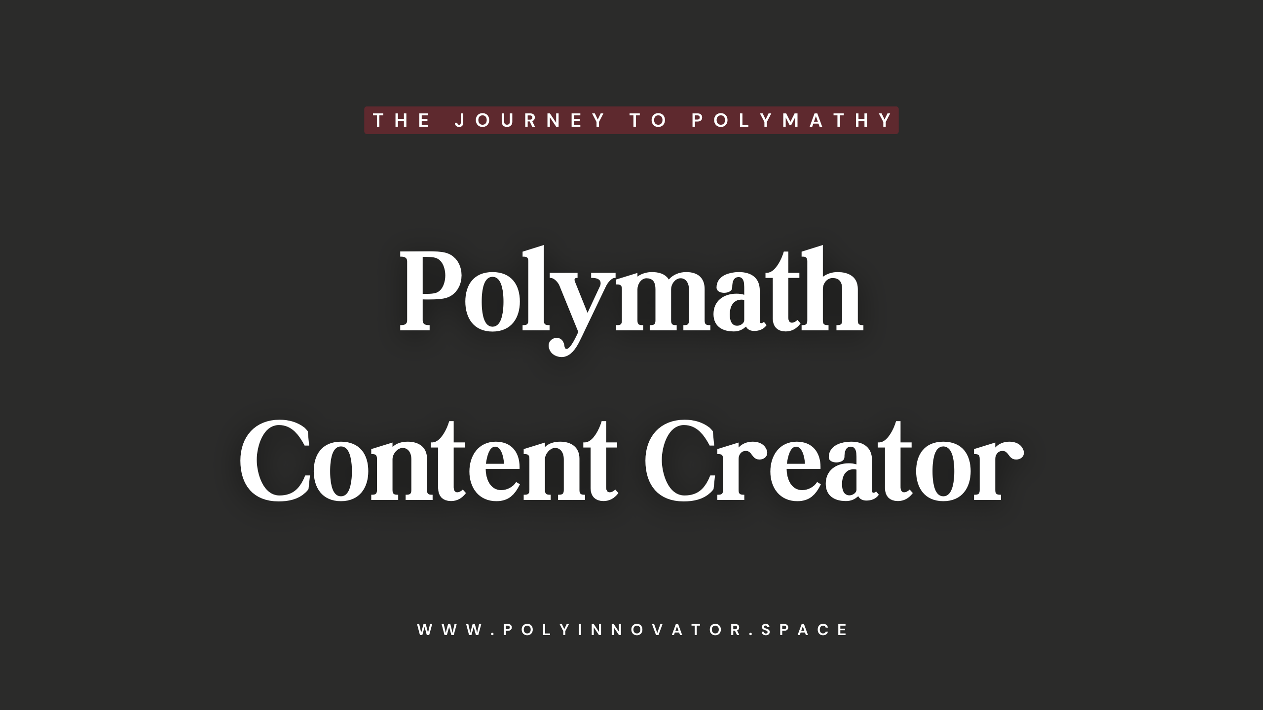 2560x1440 Polymath Content Creator