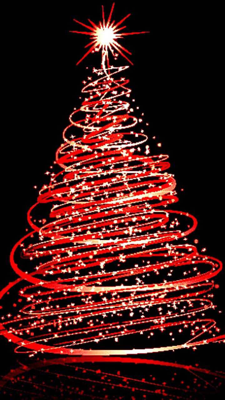 Christmas Tree Red Wallpapers - Top Free Christmas Tree Red Backgrounds ...