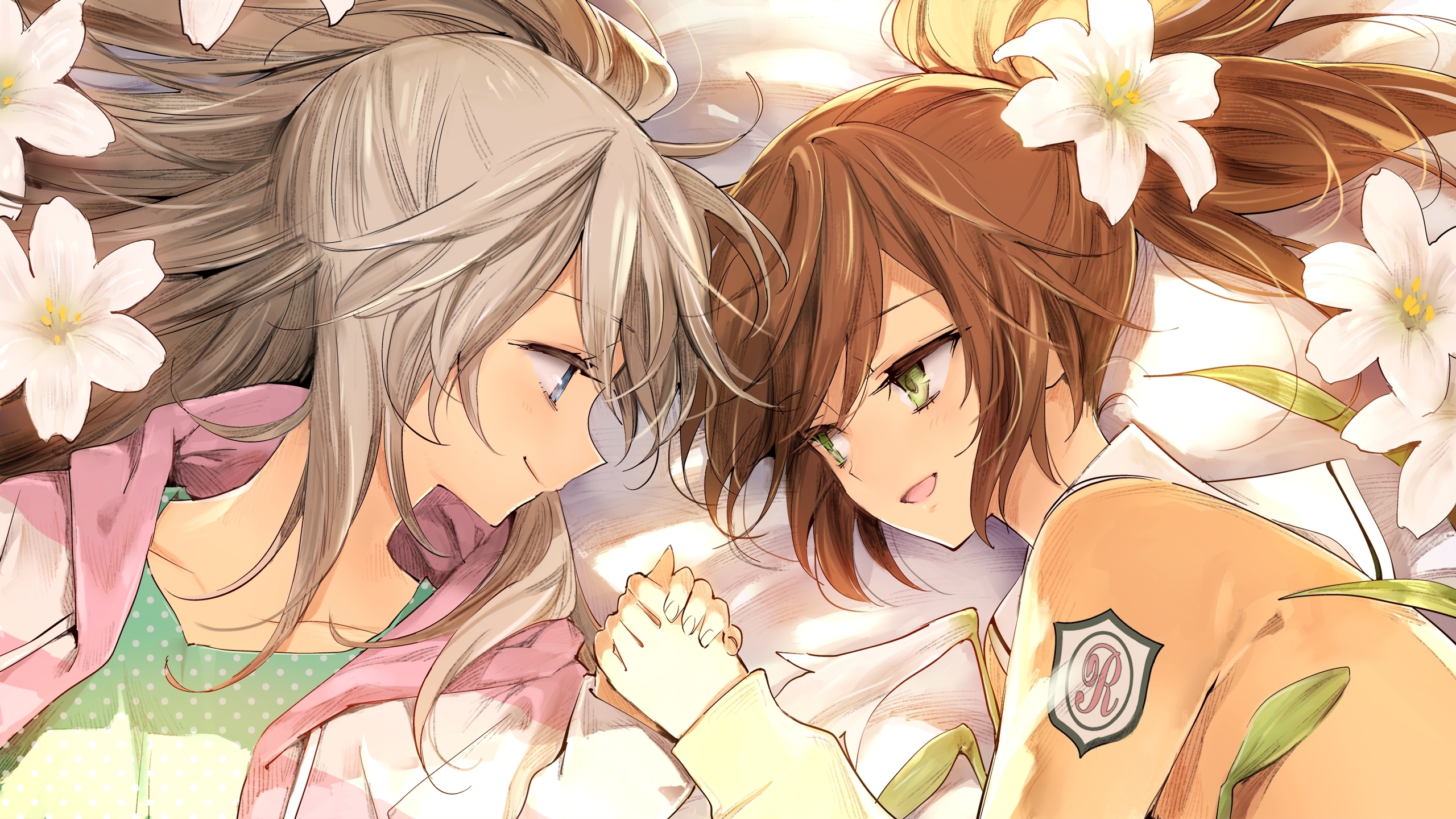 2560x1440 kodoku ni kiku yuri, fusa konno, seri aeba Wallpaper, HD Anime 4K Wallpaper, Image and Background