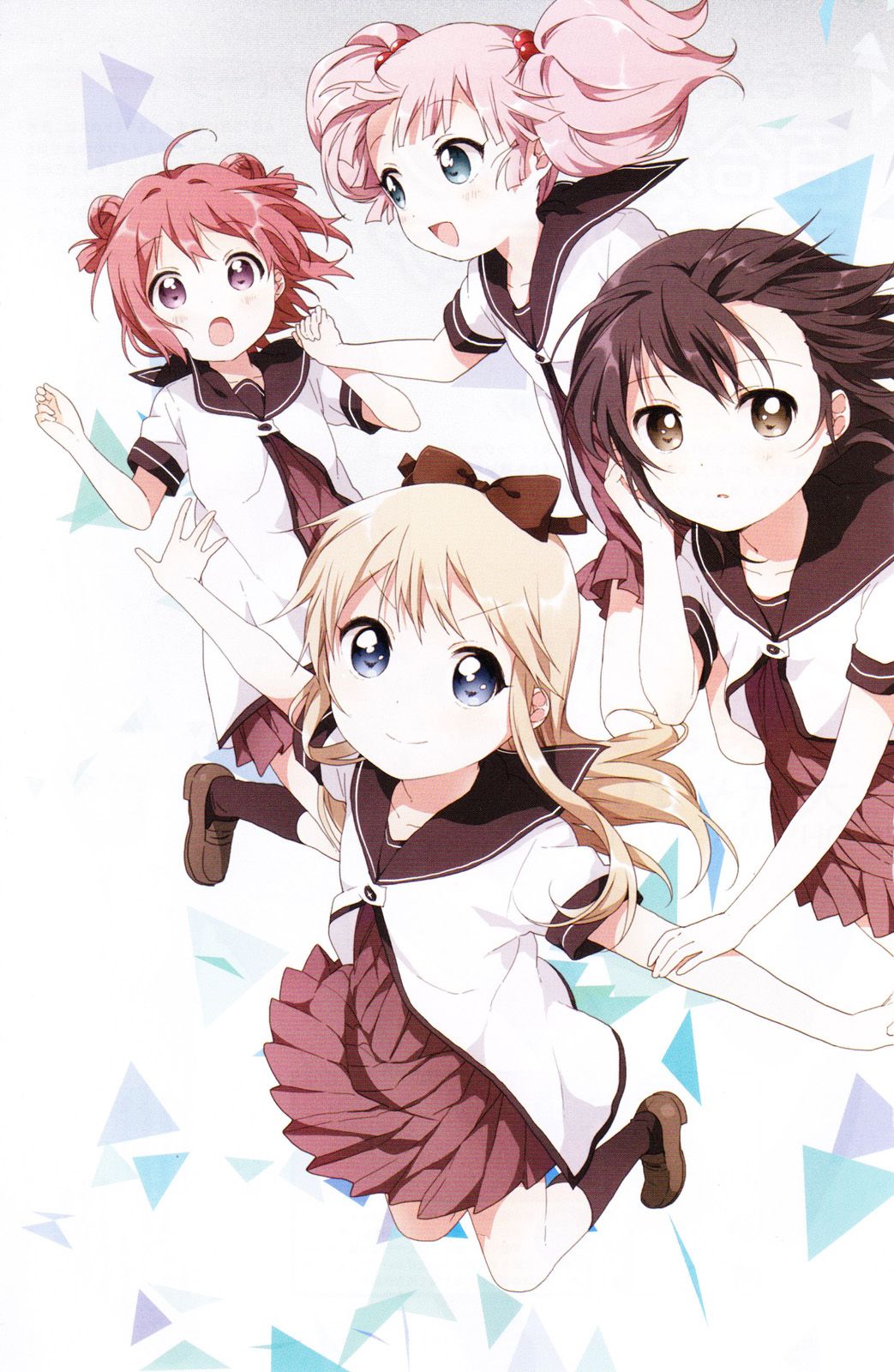 1043x1600 Yuru Yuri Wallpaper by Namori Anime Image Board