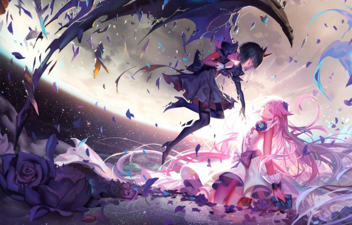 1212x773 Anime Yuri Manga Series Best Wallpaper 102241