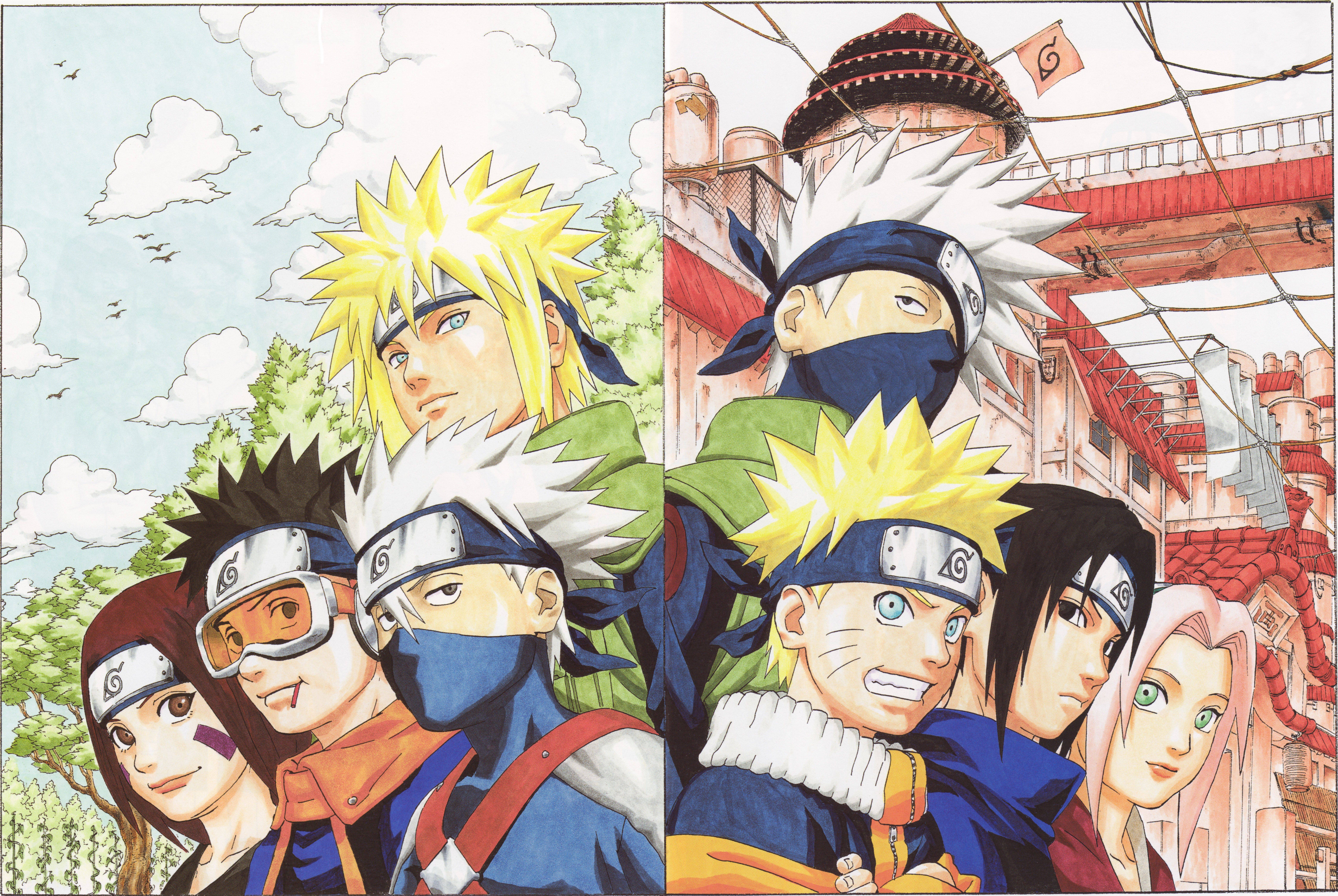 9000x6029 Kishimoto Masashi Anime Image Board
