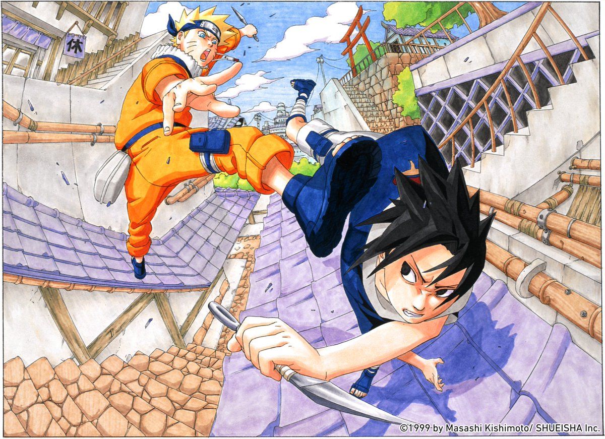 1200x871 These are just some of the many incredible Naruto illustrations created by Masashi Kishimoto. Do you have a favorite Naruto illustration? If so, please share what makes it so special to you! #