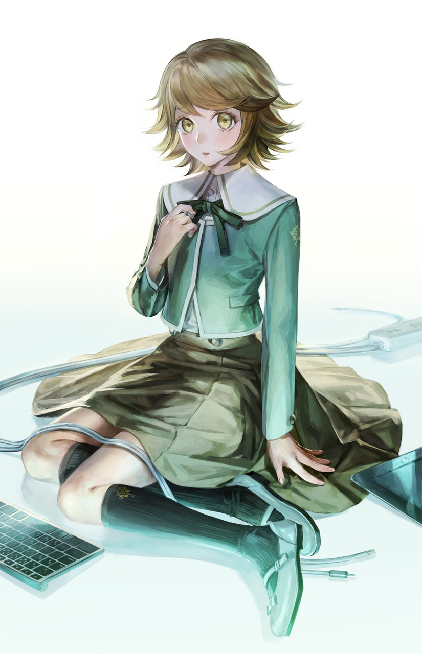825x1280 Chihiro fujisaki, cute and danganronpa anime on