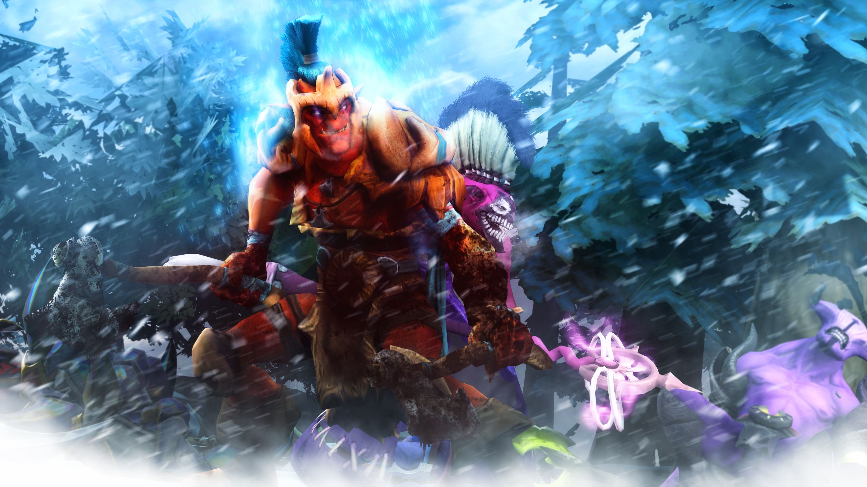 3000x1687 Wallpaper Troll Warlord, Defense of the Ancients, dazzle, faceless void, dota 2 for mobile and desktop, section игры, resolution 3000x1687