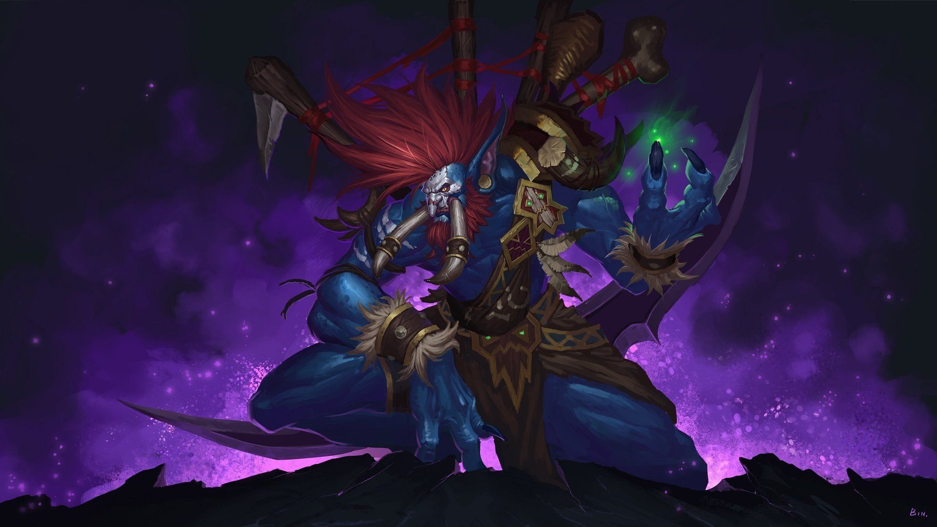 1920x1080 Download Vol'jin (World Of Warcraft) Video Game World Of Warcraft Troll HD Wallpaper