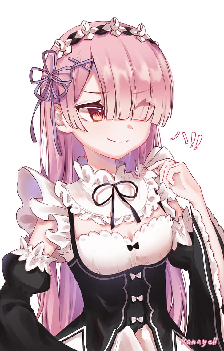 728x1141 HD wallpaper: anime, anime girls, Re:Zero Kara Hajimeru Isekai Seikatsu, Ram (Re: Zero)