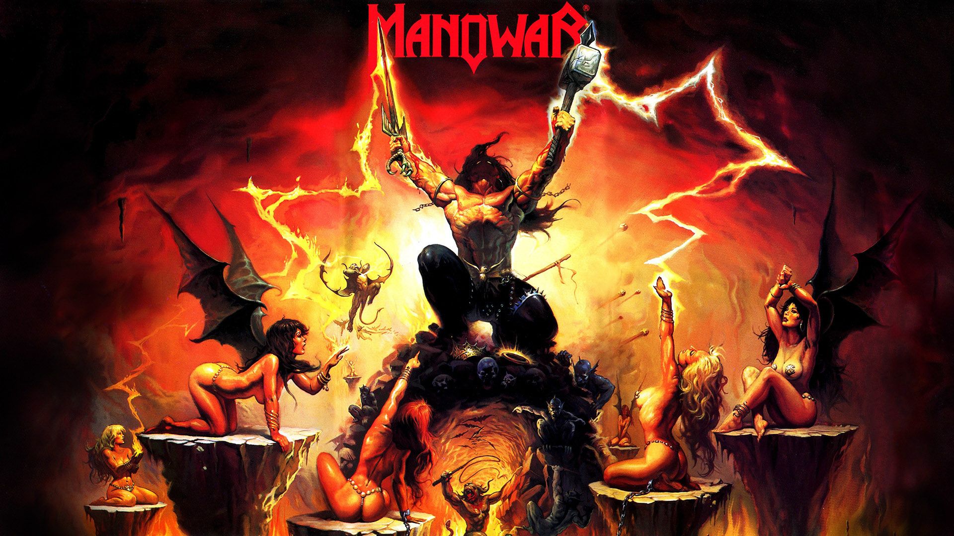 1920x1080 Epic Manowar HD Wallpaper: Music of the Warriorsx1080