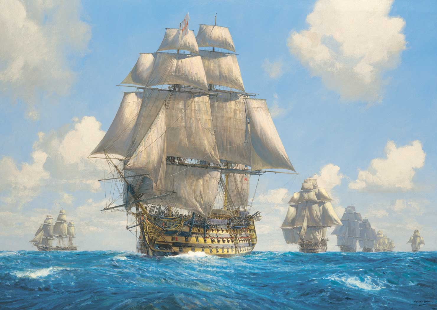 1480x1052 Majestic Sailing Ships: HD Wallpaper of Classic Sea Vessels in Motionx1052