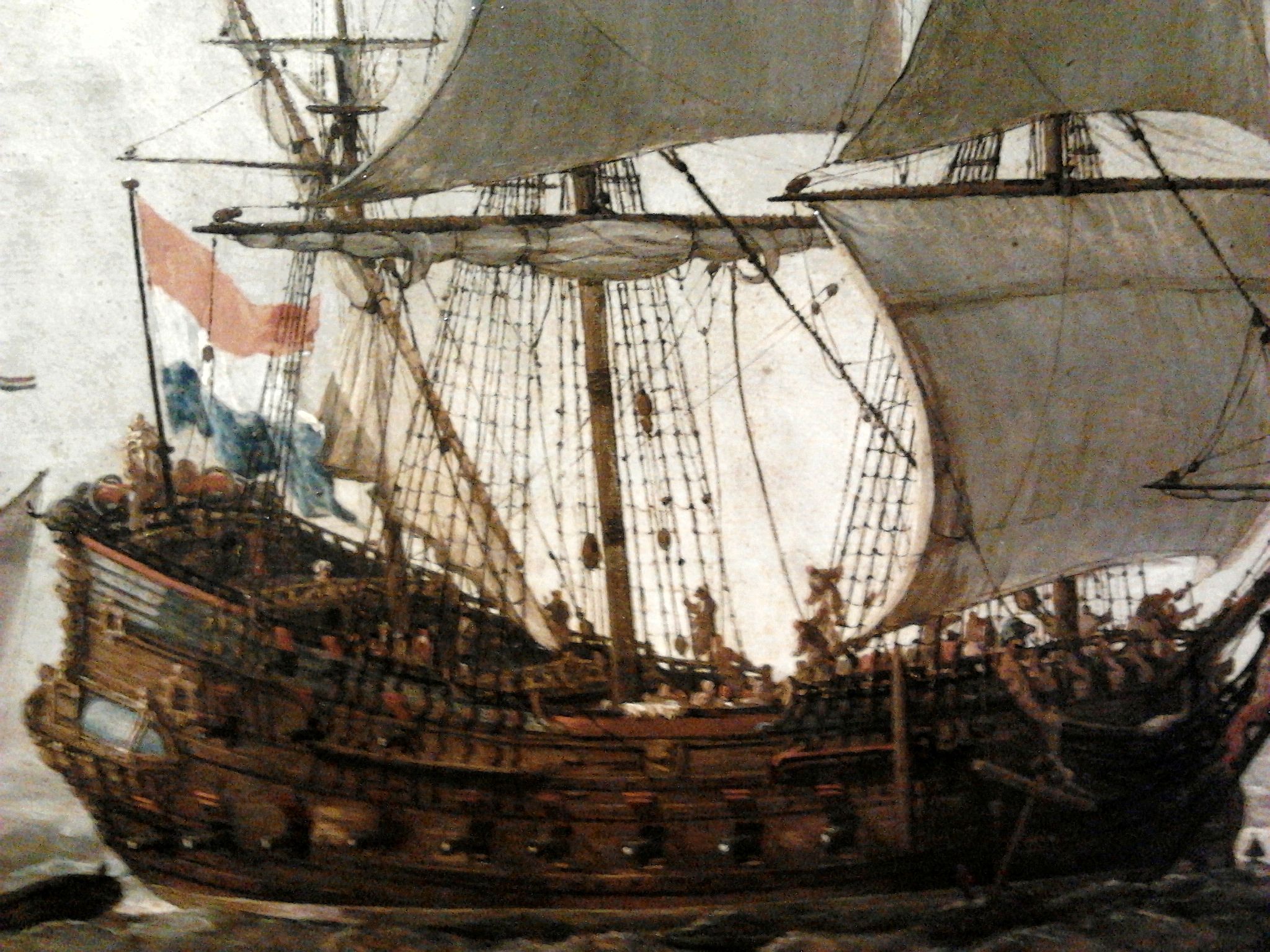 2048x1536 Verschuier Dutch Men Of War (detail)