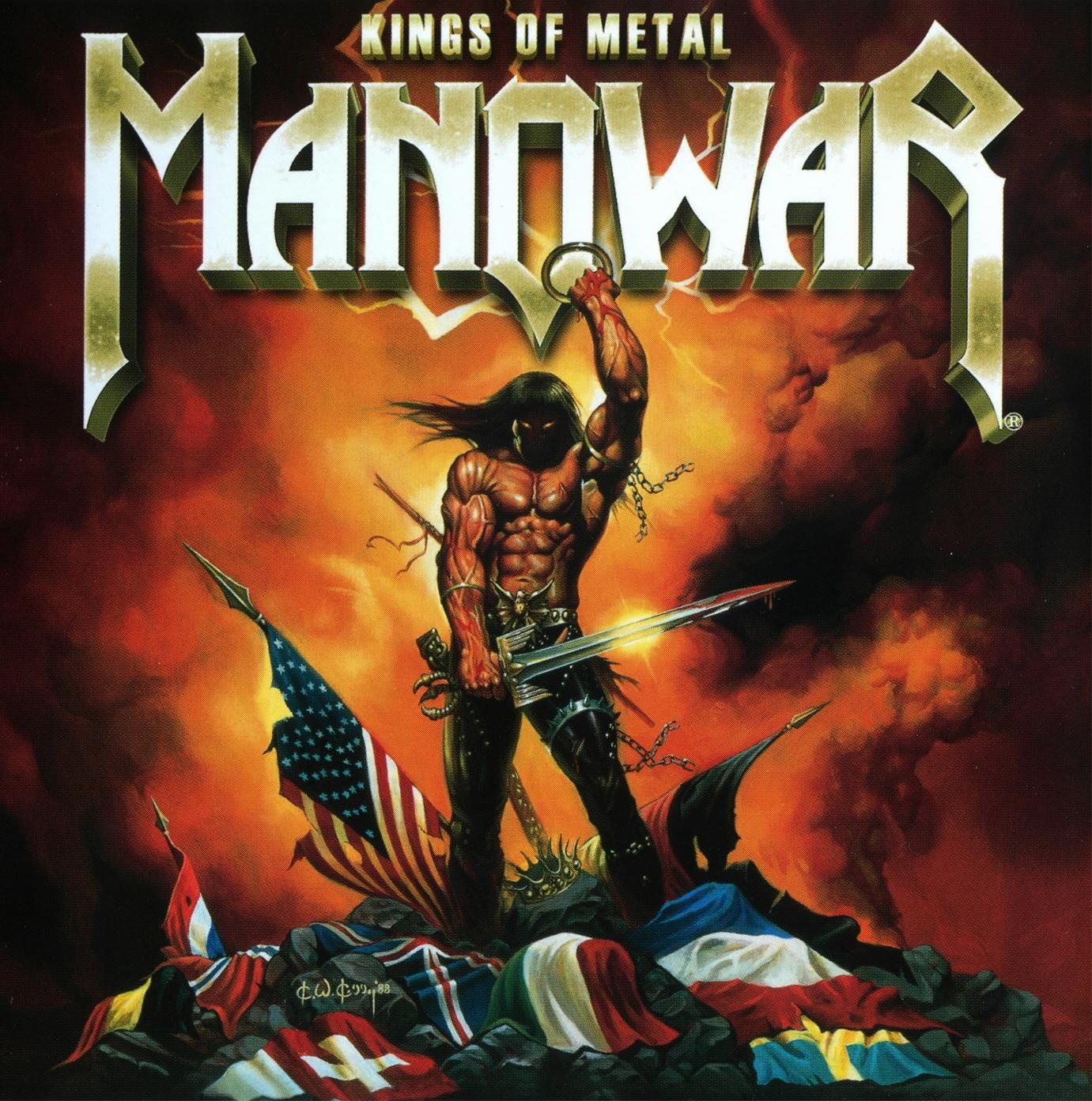 1381x1393 Wallpaper Manowar Kings of Metal, Kings of Metal, Manowar, Heavy Metal, Power Metal, Background Free Image