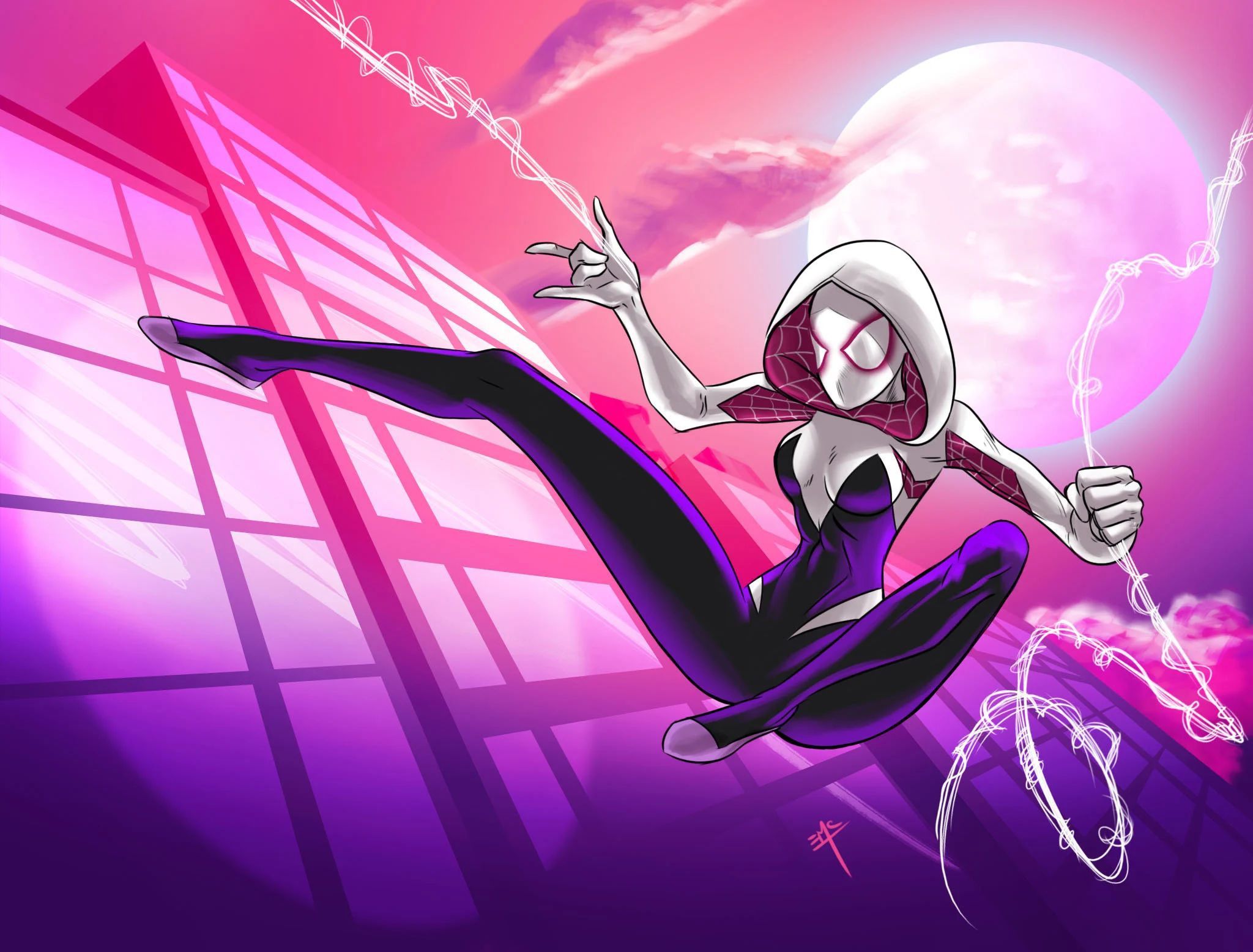 2048x1556 Wallpaper Marvel, Spider Woman, Comics, Gwen Stacy, Gwen Stacy, Marvel, Spider Woman For Mobile And Desktop, Section арт, Resolution 2048x1556