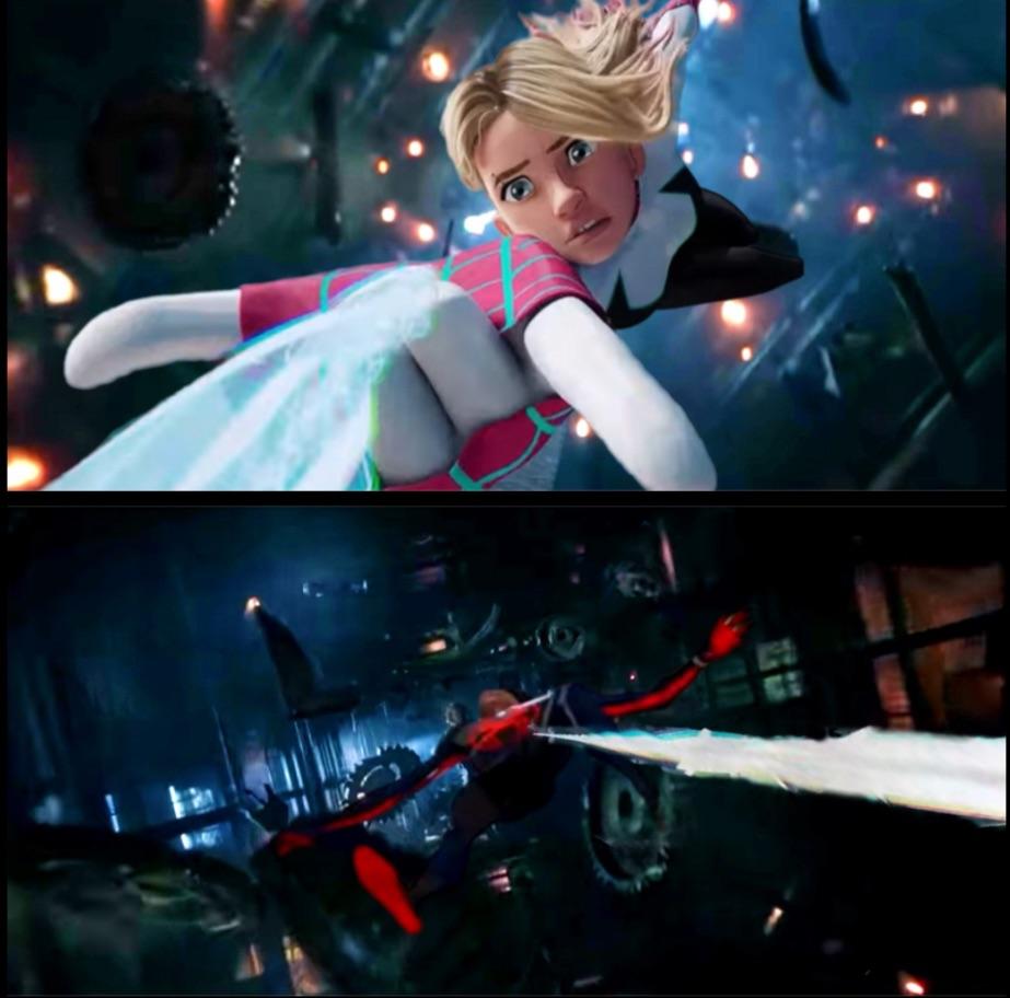 923x912 Gwen Stacy Falling Wallpaper