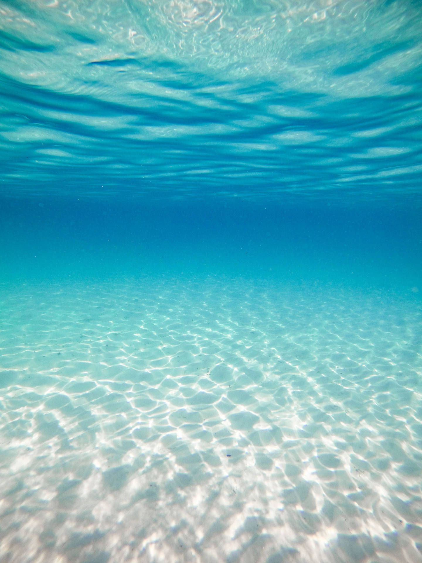 1440x1920 Teal Ocean Wallpaper