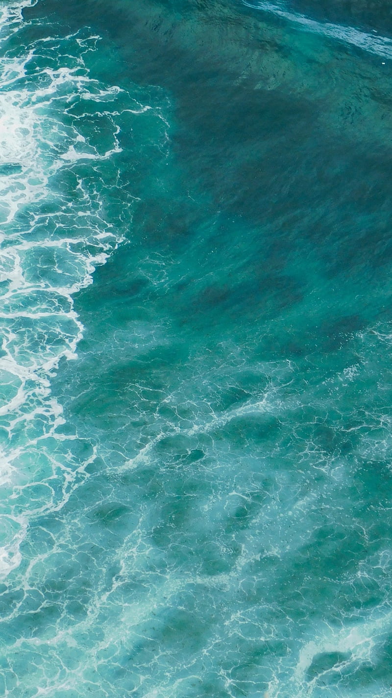 800x1422 Sea water, background, blue, galaxy, ocean, oceans, original, phone, wave, waves, HD phone wallpaper