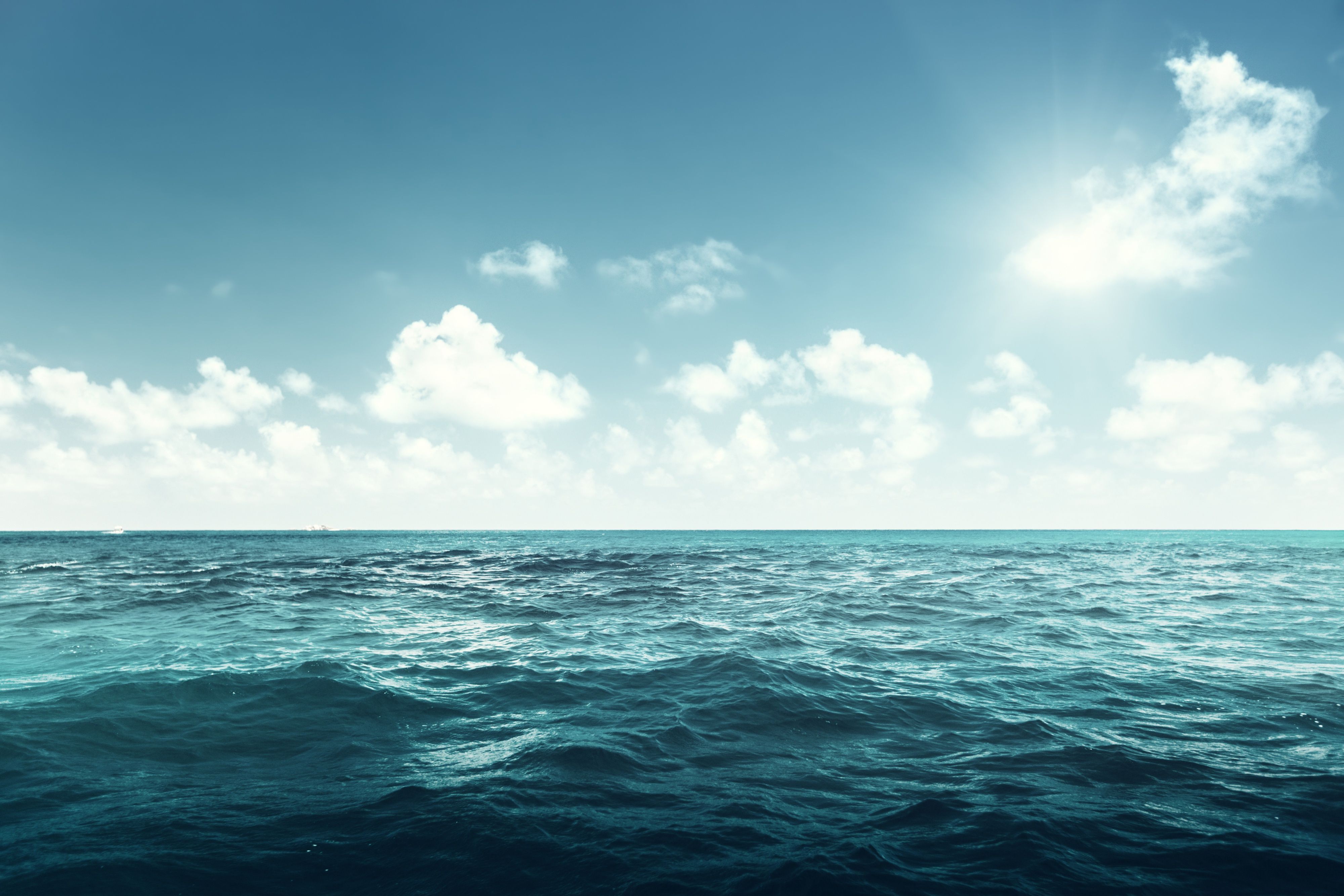 4000x2667 Wallpaper sea, blue, ocean, seascape, the ocean, wave, sea for mobile and desktop, section пейзажи, resolution 4000x2667