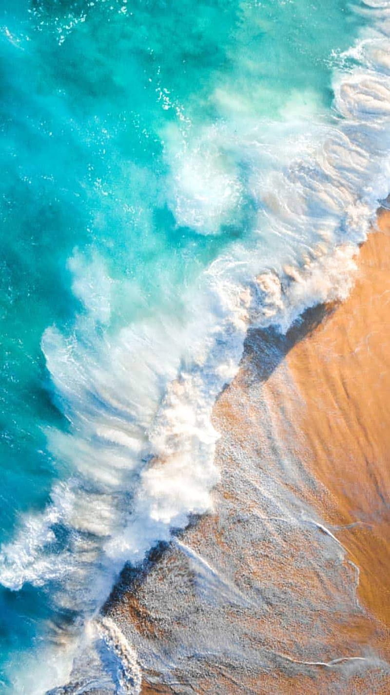 800x1423 Ocean, android, beach, blue, ocean, sea, water, HD phone wallpaper