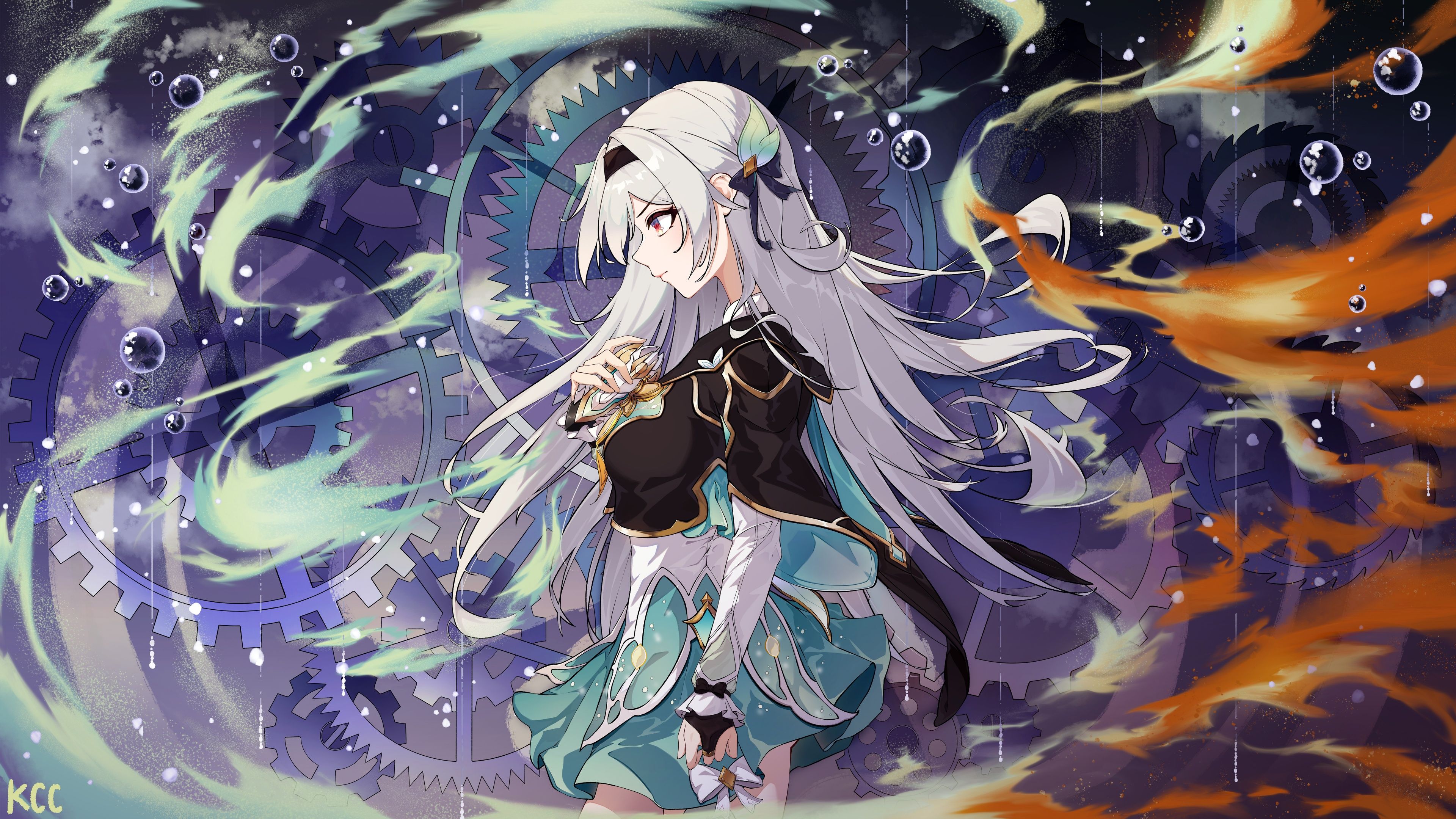 3840x2160 Firefly (Honkai: Star Rail) Wallpaper 4K, 8K, 5K, Anime girl