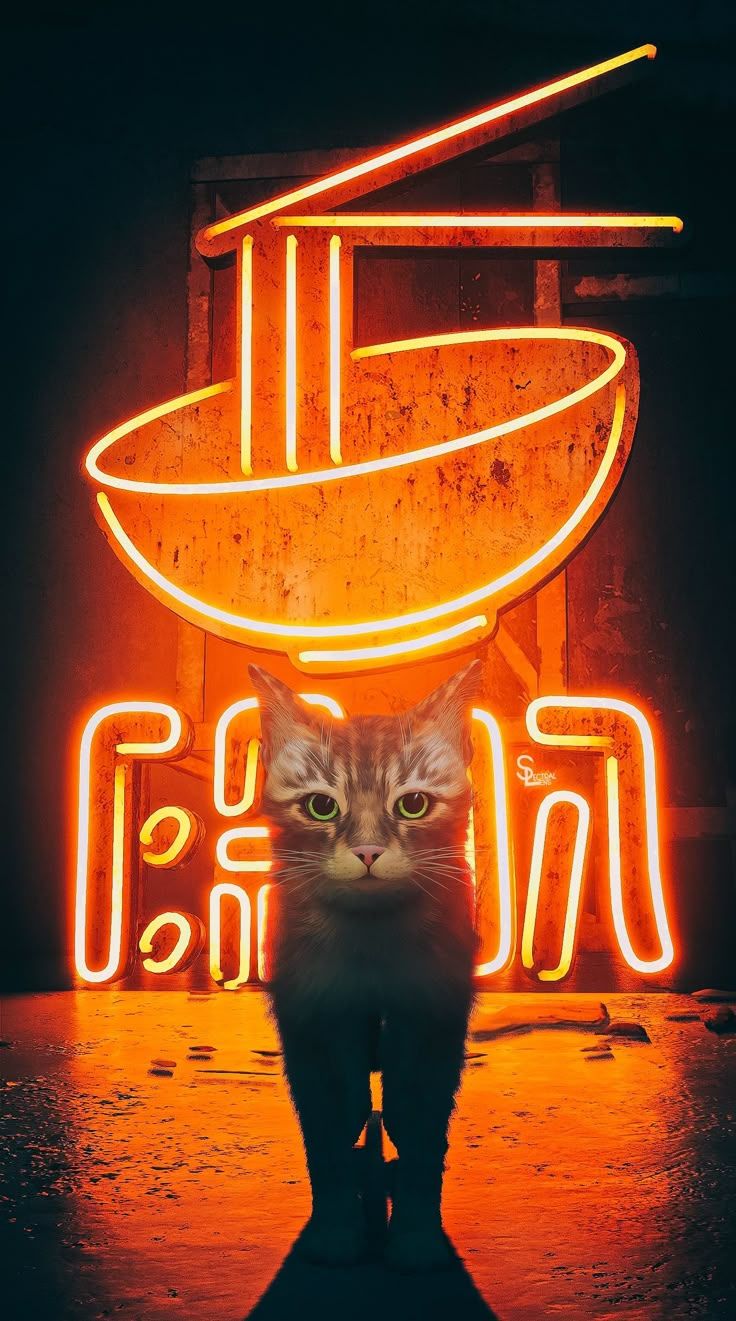 736x1321 Discover 10 stray and kitty games ideas. stray cat game background, stray ps5 wallpaper, stray cyberpunk and more