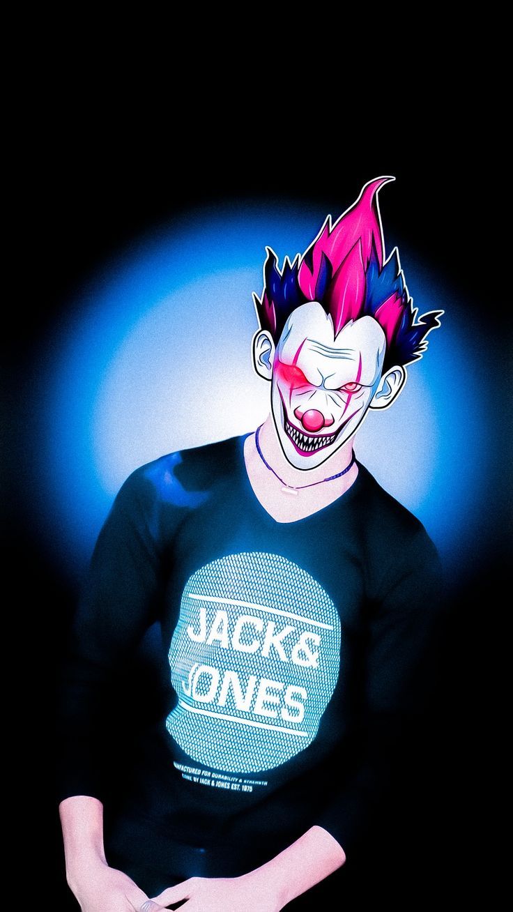 736x1308 Joker face ff. Free fire smile photo, Joker on fire, Free fire joker