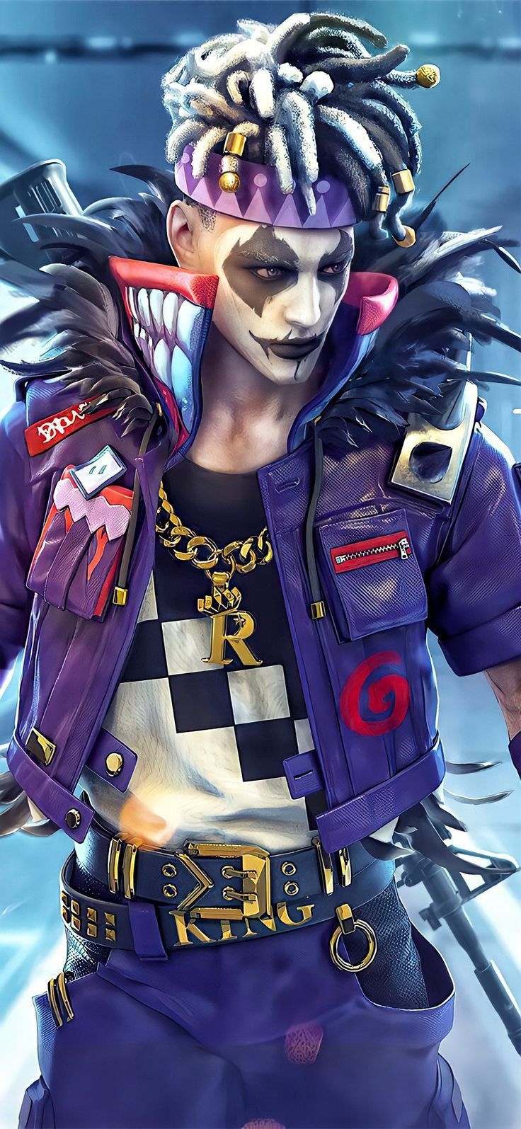 736x1595 Discover 16 MY COLLECTION and free fire bundle ideas. free fire all characters wallpaper, free fire characters wallpaper, free fire attitude photo and more