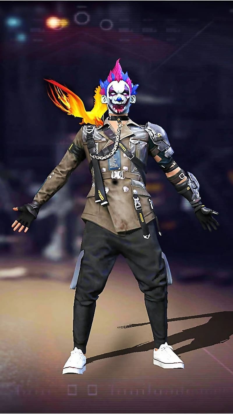 800x1422 Ff Dangerous, Fire Joker, animation, HD phone wallpaper