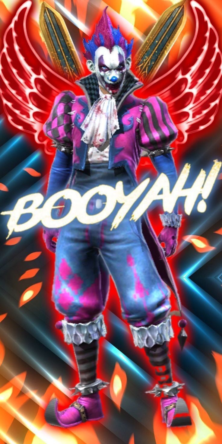 736x1472 Joker Bundle Free Fire Wallpaper