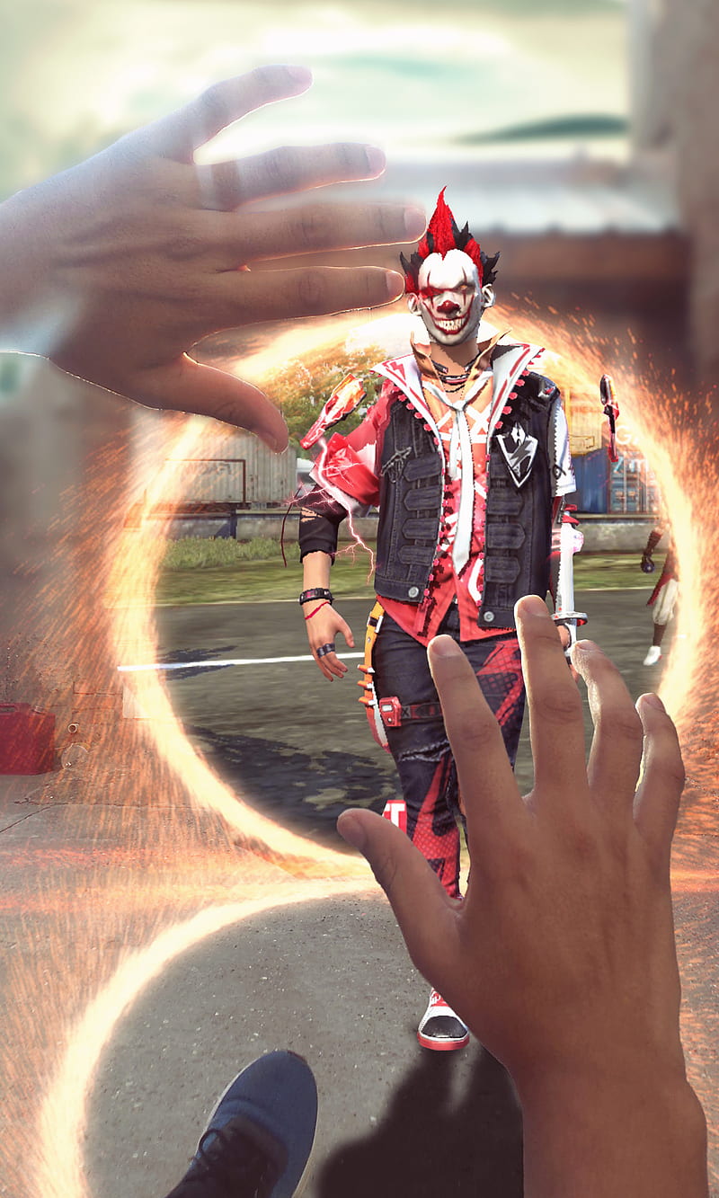 800x1333 2736x1824px, 2K free download. Gardelero, accion, fire, garena, joker, portal, real, HD phone wallpaper