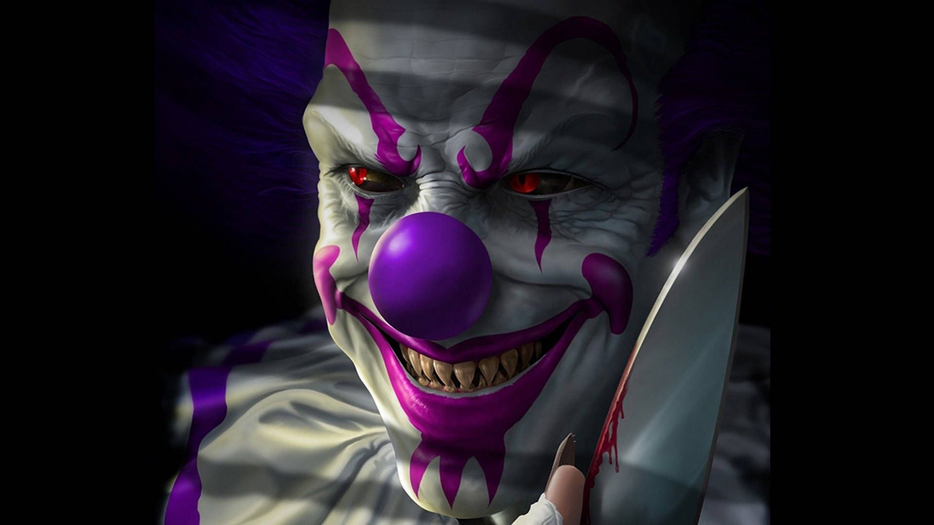1920x1080 Free Fire Joker With Knife Wallpaper