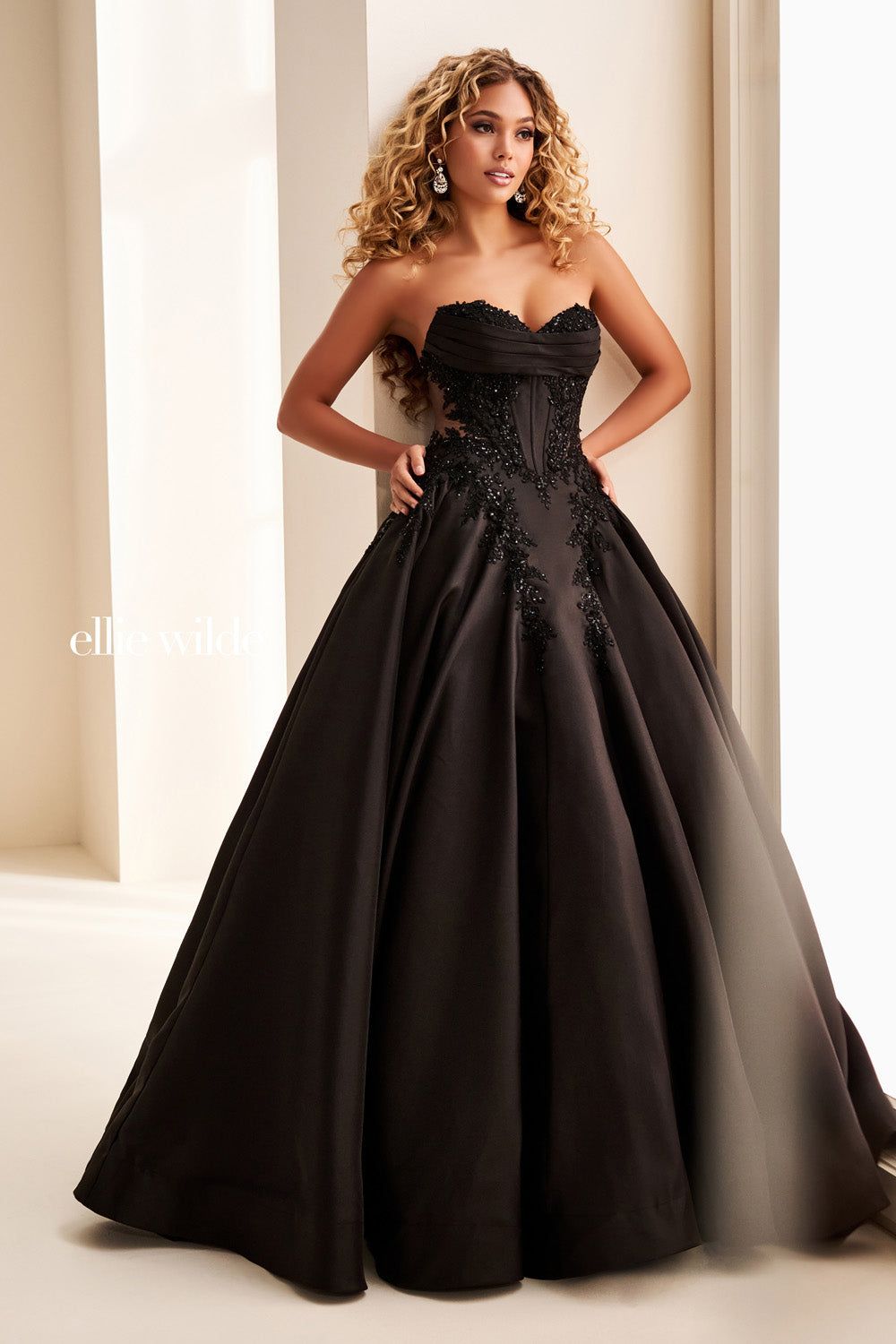 1000x1500 Ellie Wilde EW37082 Dress. Ellie Wilde Dresses. Formal Approach 16 / Black