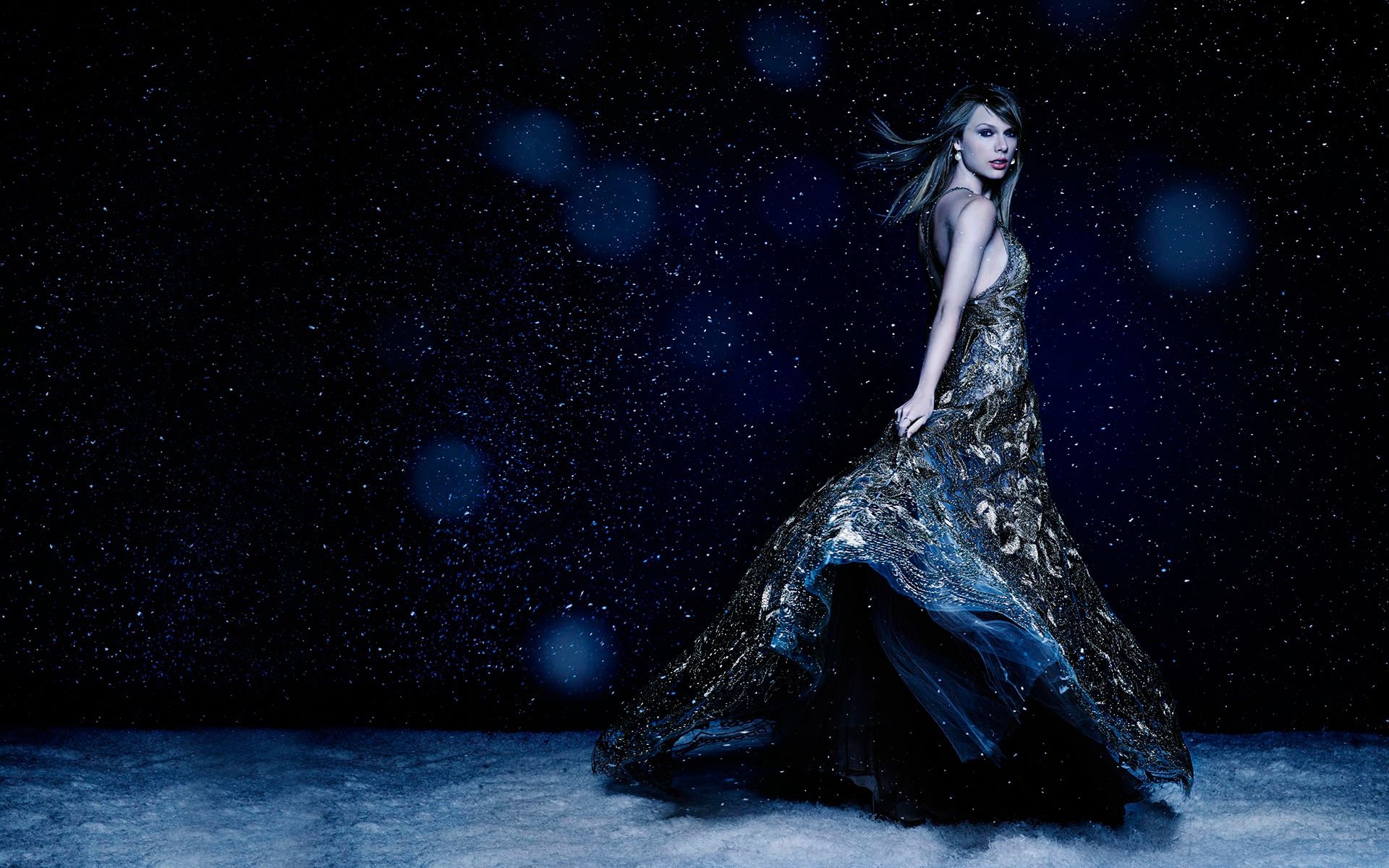 1920x1200 Wallpaper Taylor Swift, Cosmopolitan, Taylor Swift, snow, dress for mobile and desktop, section ситуации, resolution 1920x1200
