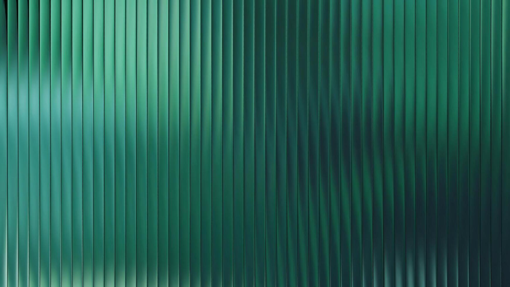 1742x980 Green ribbed glass background with pattern, reed texture, and gradient effect. Abstract 3D blue premium window with fluted vertical lines and waves. Corrugated ribbed metal creates frosted wall decor. 66382845 Vector Art