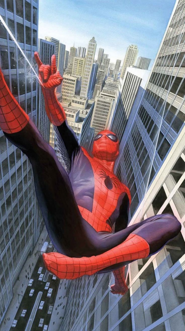 736x1315 Amazing Spider Man. Cover By Alex Ross. Alex Ross Art Wallpaper, Alex Ross Iphone