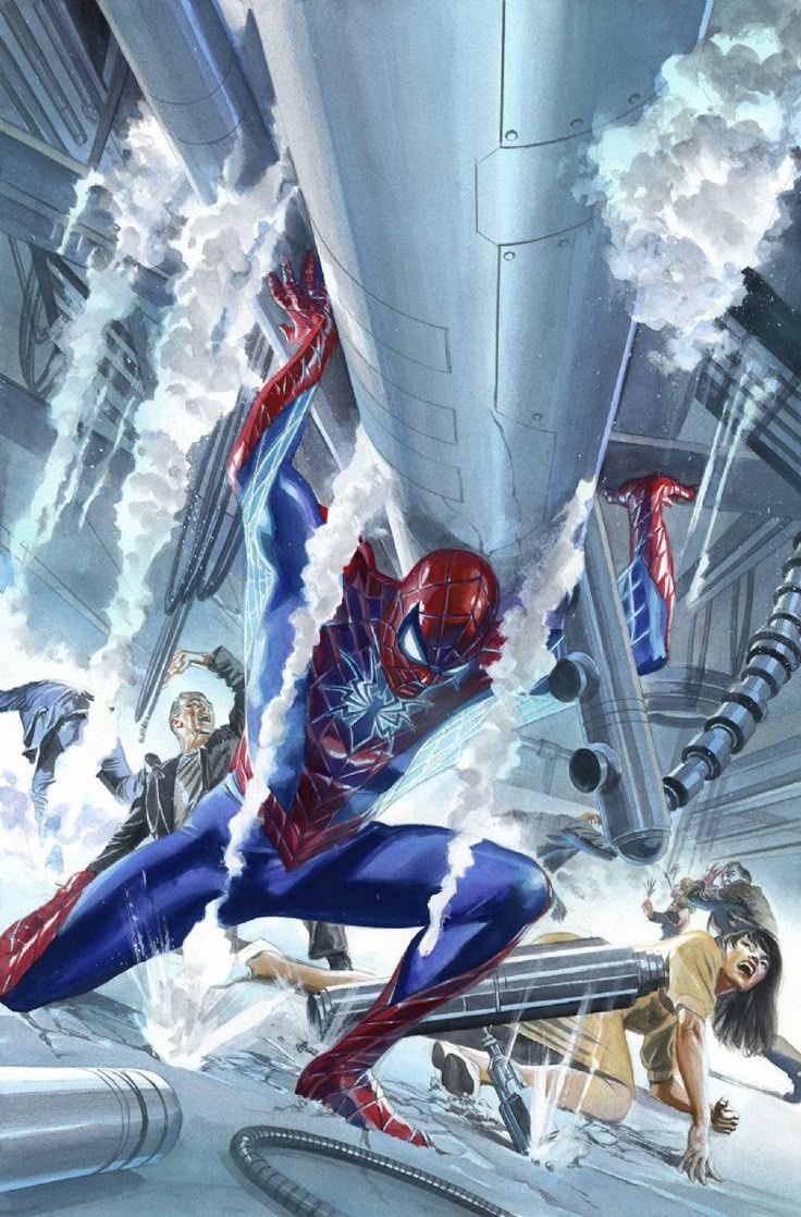 736x1118 Alex Ross Amazing Spider Man Cover Comic Art