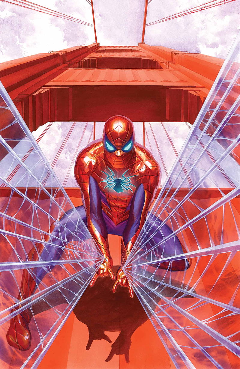 800x1231 Spider Man Alex Ross, Alexross, Marvel, Spiderman, Spidey, HD Phone Wallpaper