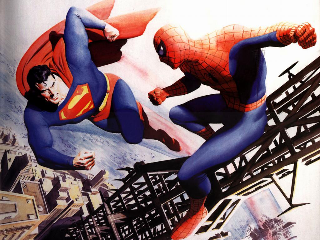 1024x768 Alex Ross Art Spiderman
